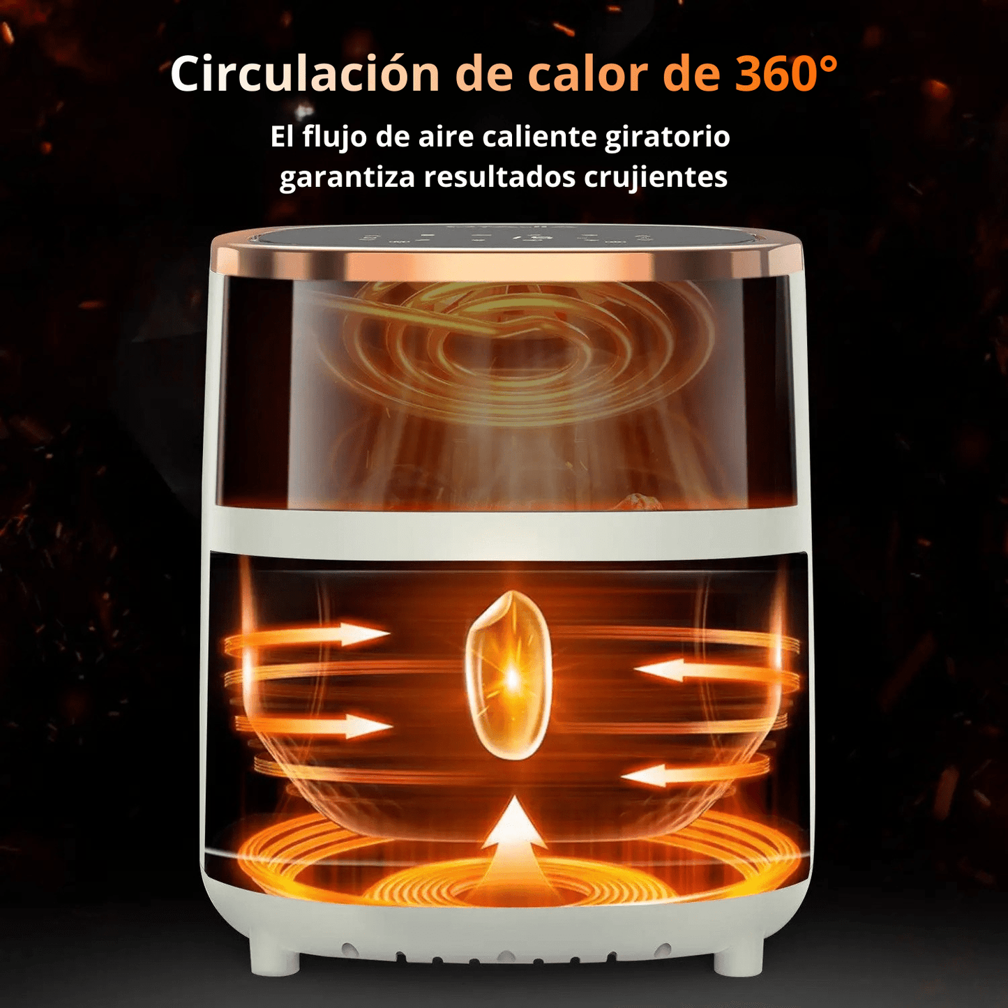 Air Fryer Premium 6L con ventana de visualización - Sweet Casa