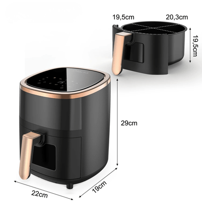 Air Fryer Premium 6L con ventana de visualización - Sweet Casa