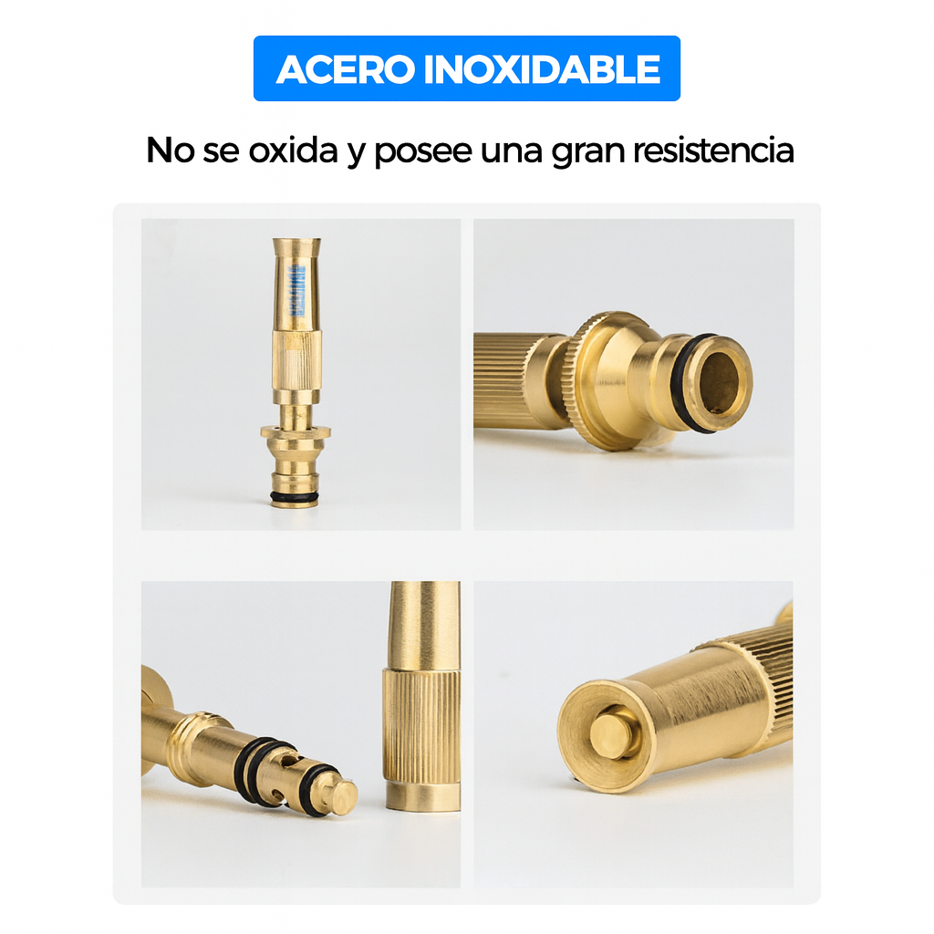 Boquilla de manguera, pistola de alta presión ajustable