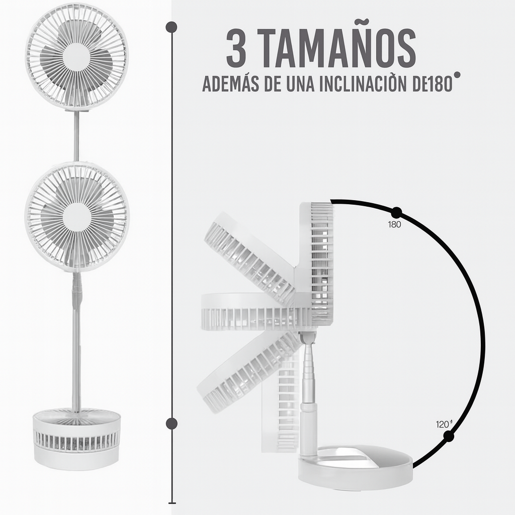 Ventilador portátil inteligente