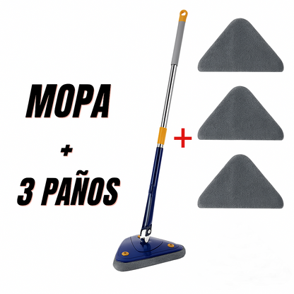 Mopa de limpieza giratoria 360°