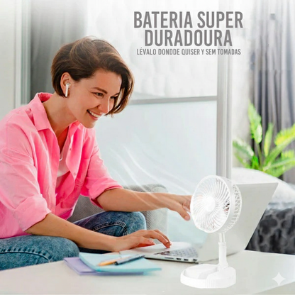 Ventilador portátil inteligente