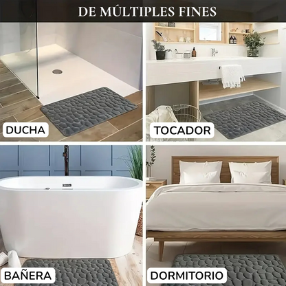 Alfombra de baño antideslizante absorbente