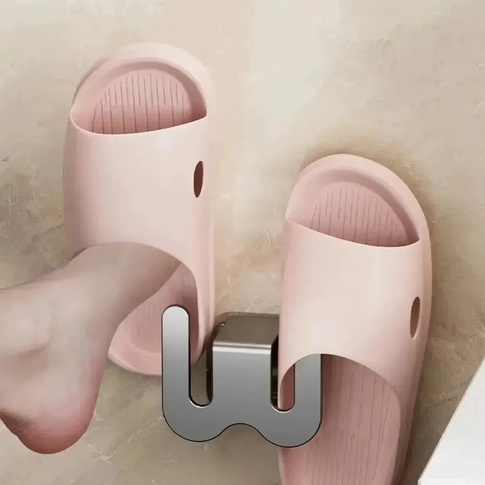 Porta zapatillas de baño sin taladrar