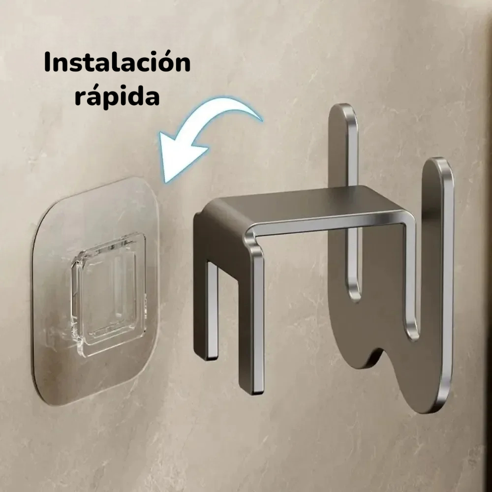 Porta zapatillas de baño sin taladrar